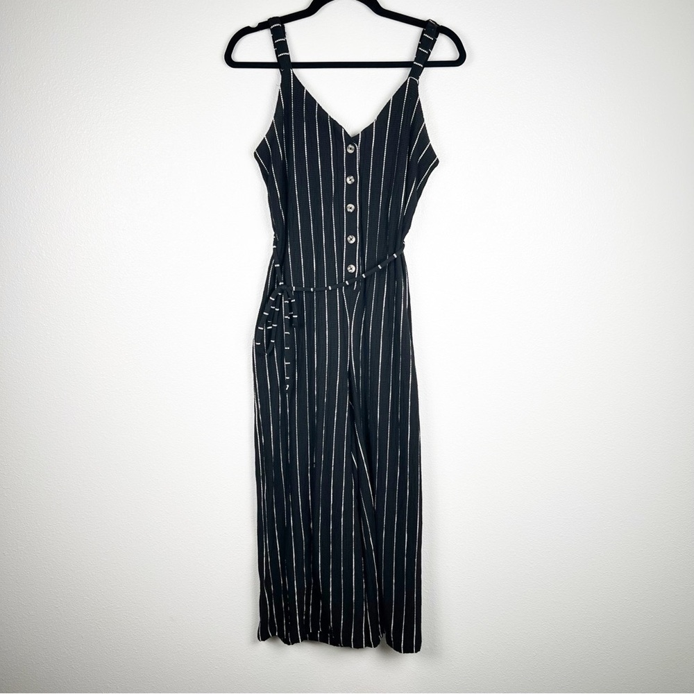 Exhilaration Striped Jumpsuit Sz‎ XS